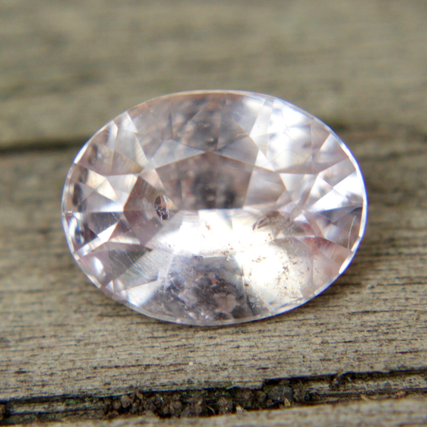 Natural Pale Pink Orange Sapphire - Sapphirepal