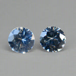 Natural White Sapphire Pair Sapphire Pal Australia