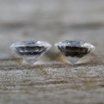 Natural White Sapphire Pair Sapphire Pal Australia