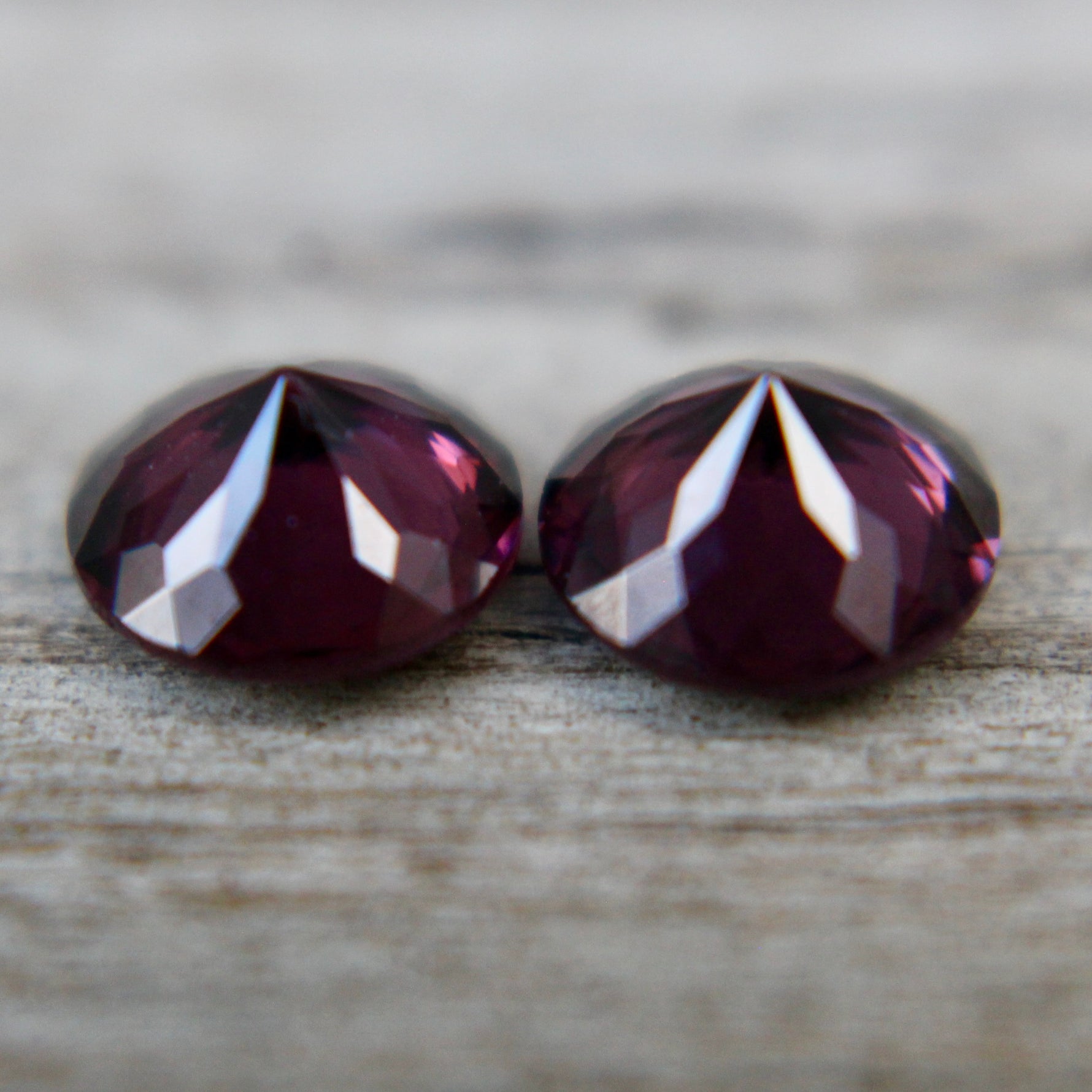 Natural Pinkish Purple Spinel Pair Sapphire Pal Australia