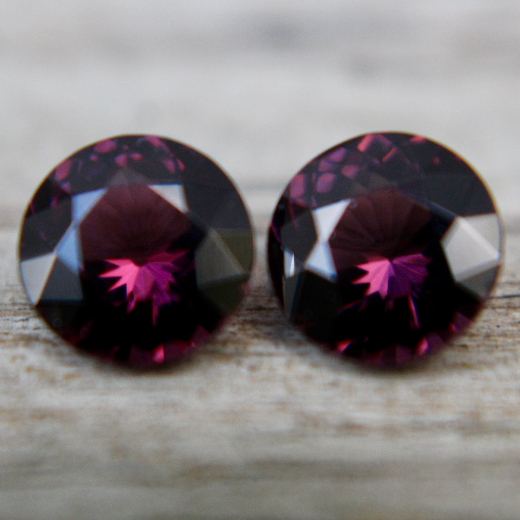 Natural Pinkish Purple Spinel Pair Sapphire Pal Australia