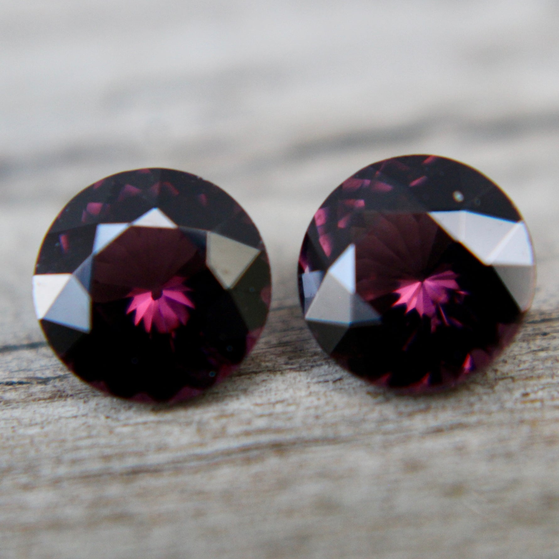 Natural Pinkish Purple Spinel Pair Sapphire Pal Australia