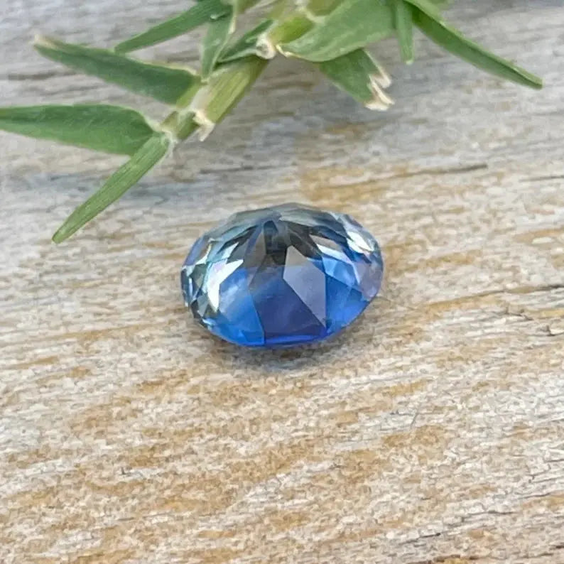 Natural Blue Yellow Sapphire gems-756e