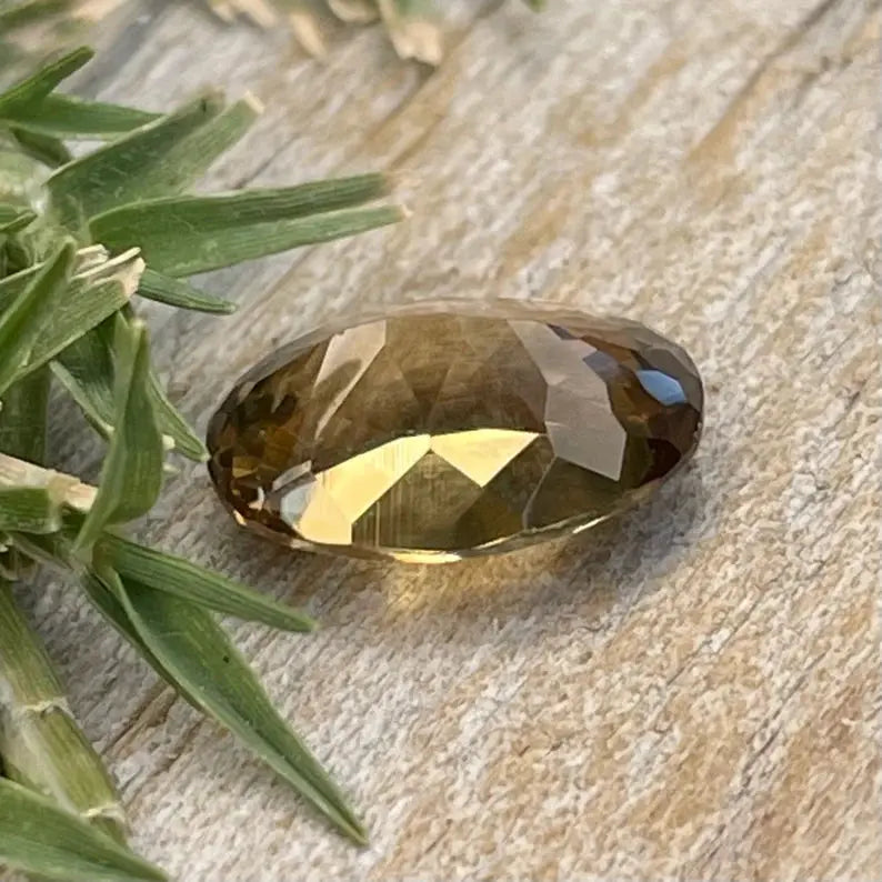 Natural Dijon Yellow Zircon gems-756e