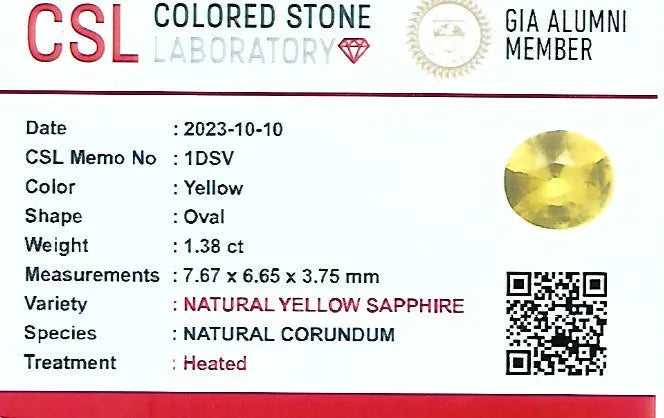 Natural Yellow Sapphire Sapphirepal